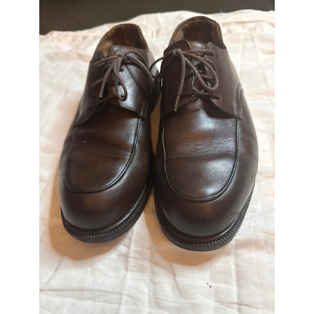 Bass Waterproof Commuter Series Men's Dark Brown Leather Lace Up  Size 11.5M‎